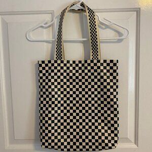 Clare V Annie tote shoulder bag checkered
